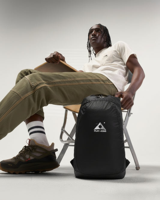 Ultralight Foldable Travel Backpack – Black Edition