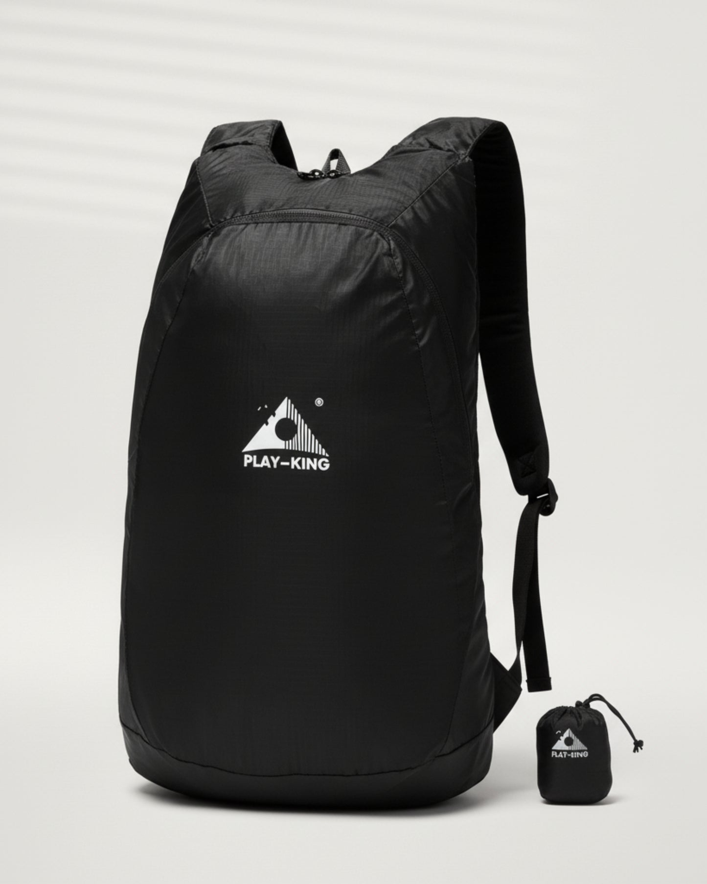 Ultralight Foldable Travel Backpack – Black Edition